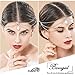 Barogirl Head Chain Wedding Rhinestones Boho Bridal Headpiece for Women