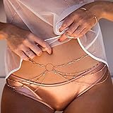 Simsly Body Chain Waist Jewelry with Belly Button Gold Ring for Women and Girls BD-06 (Gold A)