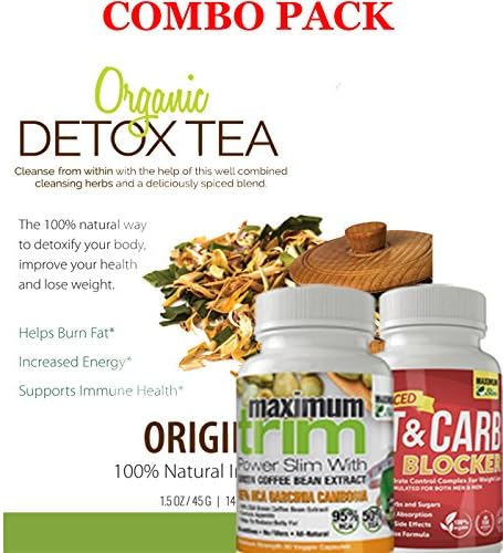 Everything That You Need to Kick Start Your weightloss Goal. Detox Kit Also Contain Fat & Carb Blocker and Garcinia Cambogia.