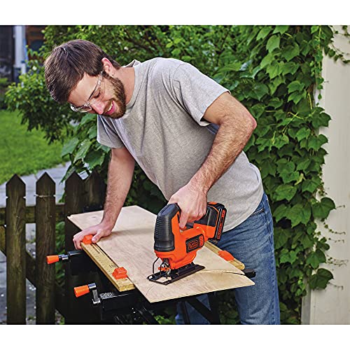 BLACK+DECKER 20V MAX* POWERCONNECT Cordless Jig Saw, Jigsaw Tool Only (BDCJS20B) photo 10