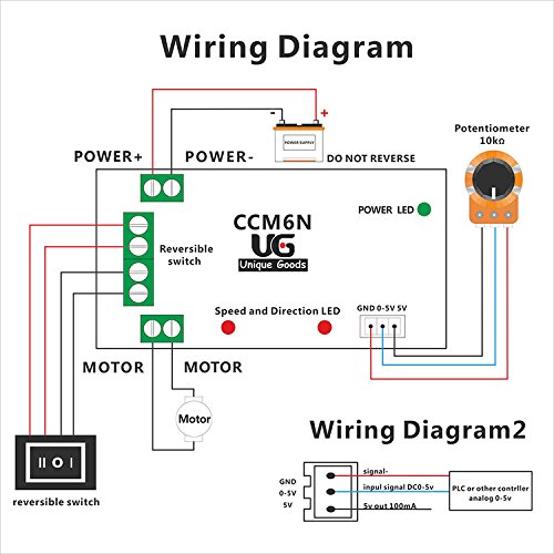 Uniquegoods 6v 12v 24v 6a Dc Motor Drehzahlregler Einstellbare Reversible Schalter Pwm 200w Variable Speed Control Wende Ccm6n Amazon De Gewerbe Industrie Wissenschaft