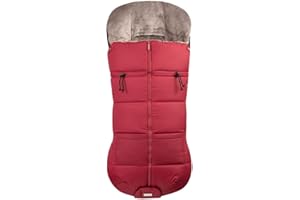 AGACAS Stroller Footmuff - Universal Winter Thicken Bunting Sleeping Bag, Water Repellent Cover, Shearing Blanket, Fits All Pushchair/Pram/Car Seats with Warm Hand Gloves/Warmmuffs