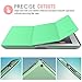 MoKo Case Fit iPad 2/3/4 - Ultra Lightweight Slim Smart Shell Stand Cover with Translucent Frosted Back Protector Fit iPad 2/The New iPad 3 (3rd Gen)/iPad 4, Mint Green (with Auto Wake/Sleep)