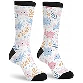 Men's Holiday Crew Socks, Novelty Designs, Funny Dress Casual Socks