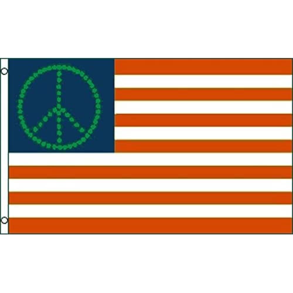 AZ FLAG - Usa Peace M.L.P. Flag - 3x5 Ft - 100D Polyester American Peaceful Banner with Two Metal Grommets - Fade Resistant - Vivid Colors - 3' x 5' Feet - 150x90 Cm