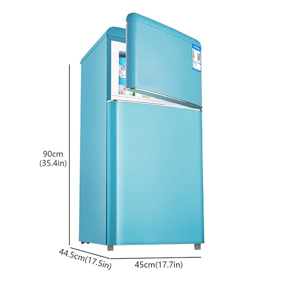 Refrigerador Retro De Doble Puerta con Capacidad De 118 litros ...