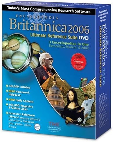 Encyclopedia Britannica 2006 Ultimate Reference Suite Win/Mac [DVD]