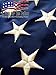 U.S. American Flag 5'x8' + Free Affiche. Made in USA Everlast Fabric. Embroidered Stars Sewn Stripes. Sturdy Brass Grommets. in Memory of Families of Fallen Officers.