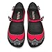 Hot Chocolate Design Chocolaticas Habana Carmine Women's Mary Jane Flat Multicoloured HCD 39
