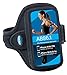 Tune Belt AB86.1 Cell Phone Armband Holder for iPhone 13 mini, 12 mini and SE 2020 - Water Resistant Sport Band for Running and Working Out (Black)