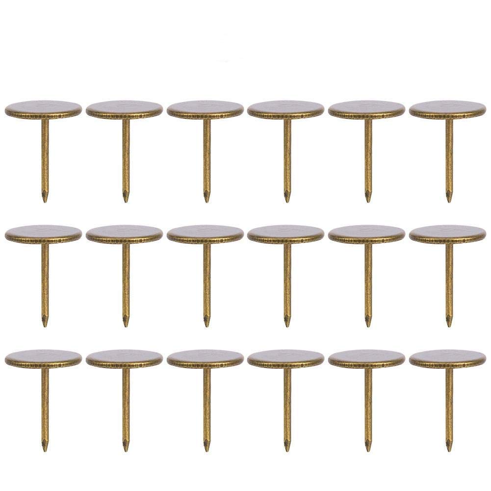 Sheens Decorative Upholstery Nails, 16 x 20mm, Cyan Bronze Antique Tacks, 100-Piece Set