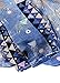 Salutto Women 100% Silk Scarves Blue Elf Morning Painted Scarf
