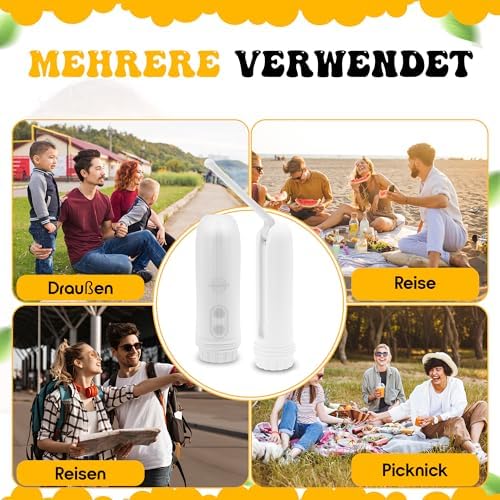 Elektrisches Portable Bidet - Intimdusche für Wochenbett, Po Dusche für Reisen, Mobiles Reise Bidet & Poduschesche für Hygiene nach der Geburt, Wiederaufladbar, Sanfte Reinigung
