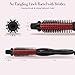 SwanMyst 1 Inch Ceramic Ionic Anti-scald Hot Curler Brush, 3 in 1 Instant Heat Styling Brush for All Hair Types, Dual Voltage