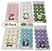 Scented Premium Tealight Candle Wax, Assorted Colors (90 pc)