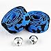 Projekt Fixie - Comfort Cork Road Bike Handlebar Tape with Reflective Bar Plugs