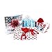 Hallmark Holiday Wrapping Paper Bundle with Cut Lines on Reverse, Foil Snowmen and Snowflakes (Pack of 4, 110 sq. ft. ttl.)