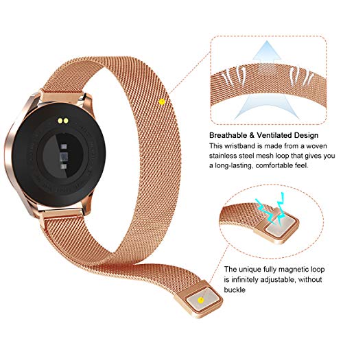 Smartwatch Mujer Hombre Impermeable Reloj Inteligente Monitores de Actividad Impermeable IP67 con Monitor de Sueño Pulsómetros Cuenta de Pasos Contador...