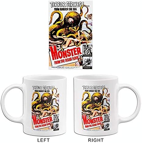 Amazon Com Monster From The Ocean Floor 1954 Movie Poster Mug