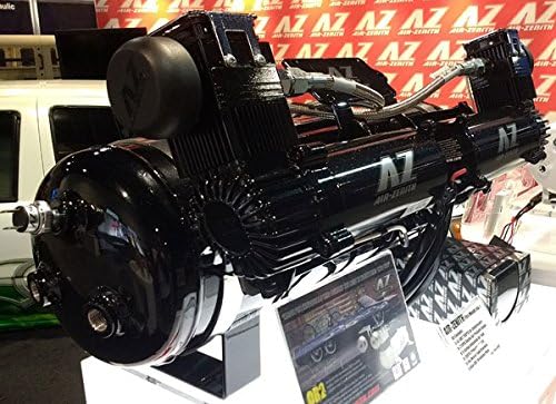 Dual OB2-BLACK Air Compressor DELUXE Kit (5-gallon tank)