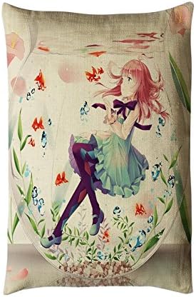 PatriciaStore amine figure girl 064 Throw Pillow Case Decorative Cushion Cover Pillowcase Square print 20x30 inches