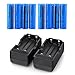 8PCS 3.7V Li-ion Rechargeable 18650 Battery for Handheld Flashlights(NOT AA or AAA)