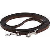 Henri De Rivel leather Breastplate Draw Reins with Breastplate Snap