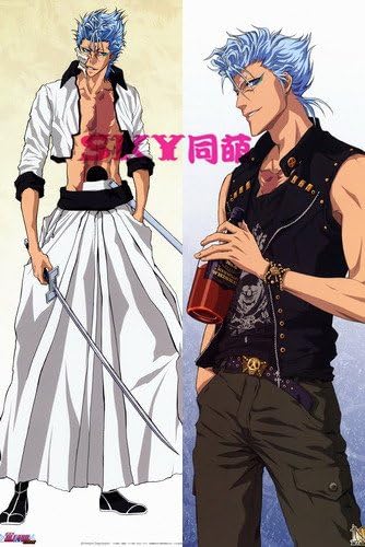 Amazon 中身付 超人気等身抱き枕カバー Bleach グリムジョー 両面プリント 150cmx50cm Cover 抱き枕 アニメ キャラグッズ ピーチスキン アニメ 萌えグッズ 通販