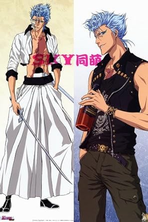 Amazon 超人気等身抱き枕カバー Bleach グリムジョー 両面プリント