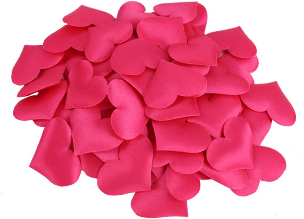 Love Heart Shaped Confetti for Valentine's Day Decorating Anniversary Wedding Party Paper Supplies Heart Shaped Sponge Petals 300pcs