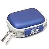Biru Gear Blue Bluetooth Headset Pouch Case for Jabra / Plantronic / Samsung / Blackberry / iKross / Jawbone Wireless Handsfree