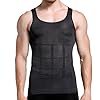 GKVK Mens Slimming Body Shaper Vest Shirt Abs Abdomen Slim