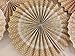 Burlap and Lace Printed Paper Fans, 14