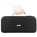 BOVKE Protective Case for Bose SoundLink Revolve+ Bluetooth Speaker and Charging Cradle Hard EVA Shockproof Case Carrying Travel Storage Pouch Cover Bag, Black