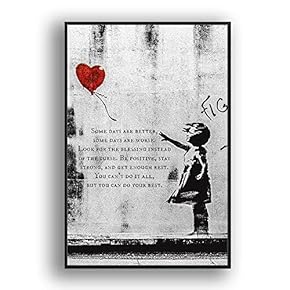 Framed Canvas Wall Art for Living Room, Bedroom Beautiful Quotes Canvas Prints for Modern Home Decoration Ready to Hang - 16"x24" inches