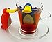 Cute Tea Infuser for Loose Leaf Tea, YumYum Utensils' Set of 2 PlaTEApus Silicone Tea Strainers, these Adorable Orange and Blue Platypus aren't Just Cute they'll Steep your Tea to Perfection.