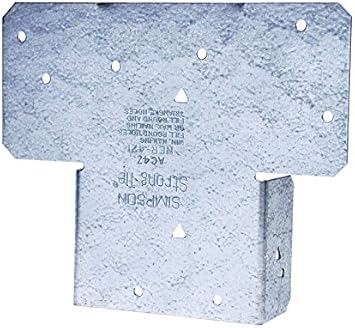 Amazon Com Simpson Strong Tie Zmax 6 5 In H X 5 5 In W 18 Ga Steel End Post Cap Home Improvement