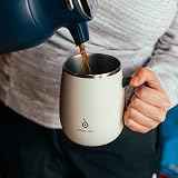 Ideus 470ml Double Wall Stainless Steel Coffee Mug Gray 16oz view 7