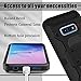 DONWELL Galaxy S10e Case S10 Lite Case Hybrid Shockproof Heavy Duty Rugged Protective Cover with Kickstand and Belt Clip Holster Compatible for Samsung Galaxy S10e / S10 Lite 5.8 inch 2019 (Black)
