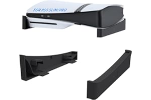 EJGAME PS5 Pro Accessories Horizontal Stand,Base Stand Compatible with Playstation 5 Pro/Slim Disc & Digital Edition (Black)