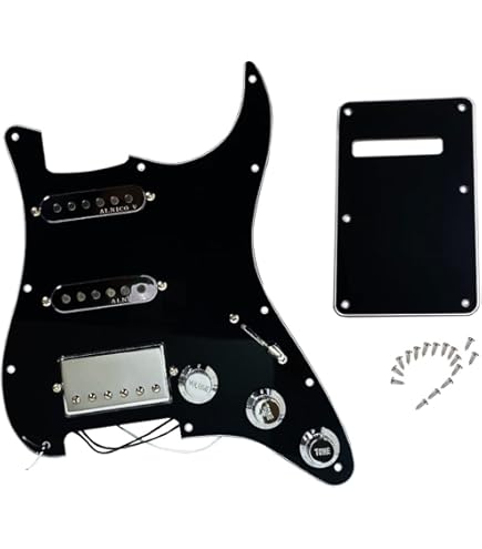 ギター Fender Pre-Wired Strat PG Amazon.com: Fender Pre-Wired Strat Pickguard, Pure Vintage