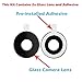 OmniRepairs Rear Facing Glass Camera Lens Cover Frame Replacement For LG Nexus 5X Model LG-H790 and LG-H791 (2 Pieces) with Pre-installed Adhesive and Repair Toolkit