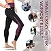 TrainingGirl High Waist Sauna Sweat Pants Slimming Neoprene Weight Loss Workout Capri Leggings with Zipper Pocket for Women (Black, XL)