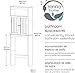 Zenna Home Toilet Bathroom Spacesaver