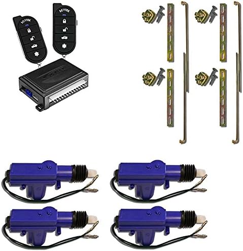 Cache Scytek Astra A20 Vehicle Security with Keyless Entry (4) Heavy Duty Universal 12 Volt 360 Degree Power Motor Door Lock Actuator