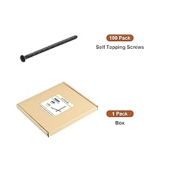DTGN 100Pcs #10x4" Flat Head Wood Screws, 304