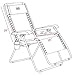 Timber Ridge Zero Gravity Chair Locking Lounge Recliner for Outdoor Beach Patio Camping Support 300lbs, Brown