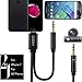 DISDIM 2 in 1 iPhone 7 Aux Cord Music Audio Connection Lightning to Aux Adapter Cable with 3.5mm Extension Nylon Auxiliary Wire, Car Audio Cord Converter for iPhone 7/7 Plus & Android Smartphone-Black