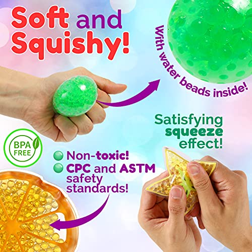Brand New]Sensory Fidget Toy Soft Stress Relief Squeeze Ball For Adults | Thailand