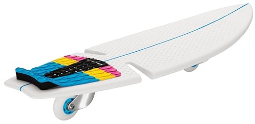 title=Razor Ripsurf- Cmyk Skateboard 2 Wheels, Bianco, 81.79 X 27.18 X 15.24